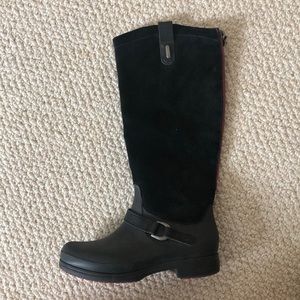 Croc Suede Riding Boot
